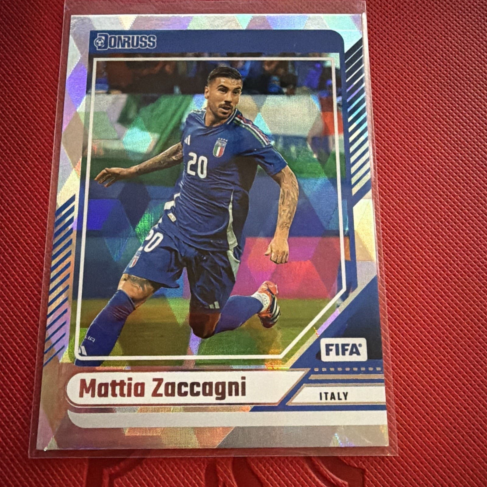 Mattia Zaccagni 2024-2025 Donruss Soccer #26 Cubic - Image 1