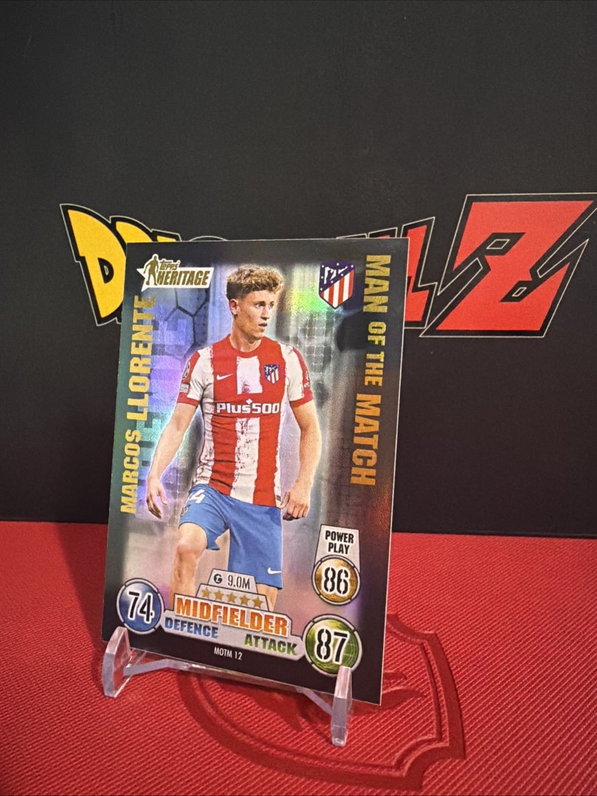 Marcos LIorente 2021-22 Topps Match Attax ' Heritage Man of the Match ' #MOTM12 - Thumbnail 4