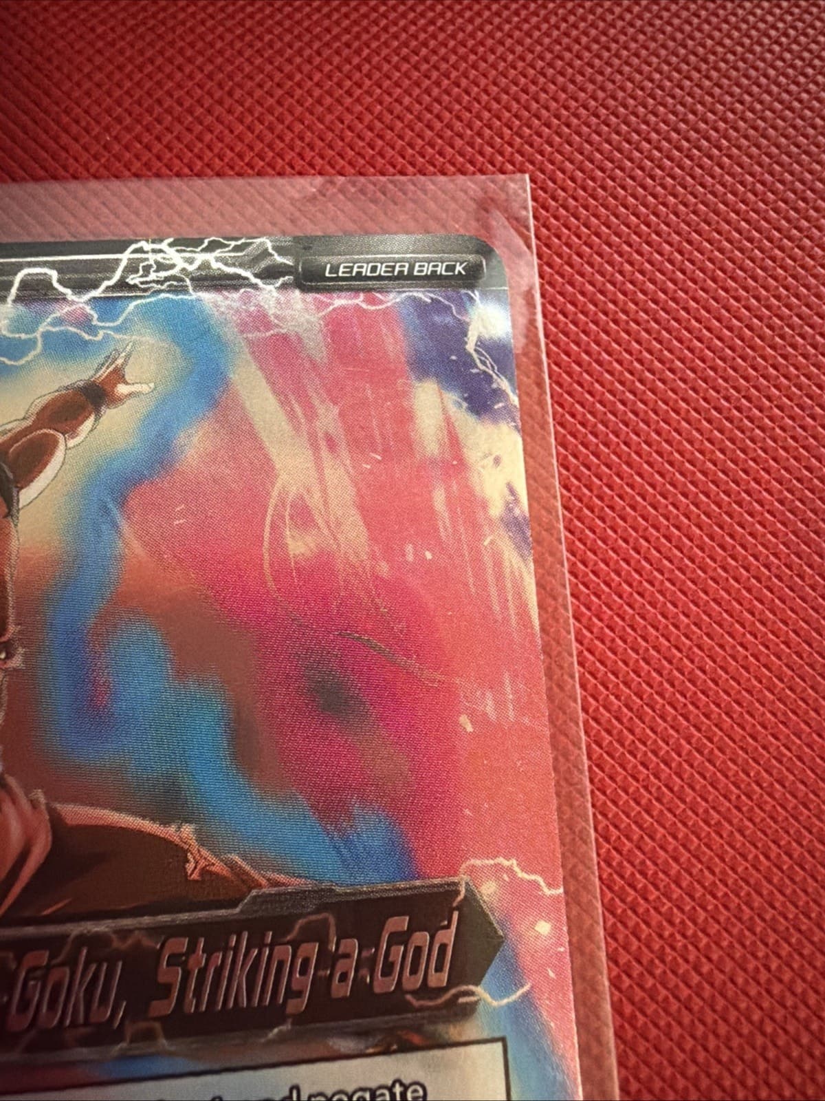 SSB Kaio-Ken Son Goku, Striking A God Foil Dragon Ball Fearsome Rivals BT29-085 - Thumbnail 5