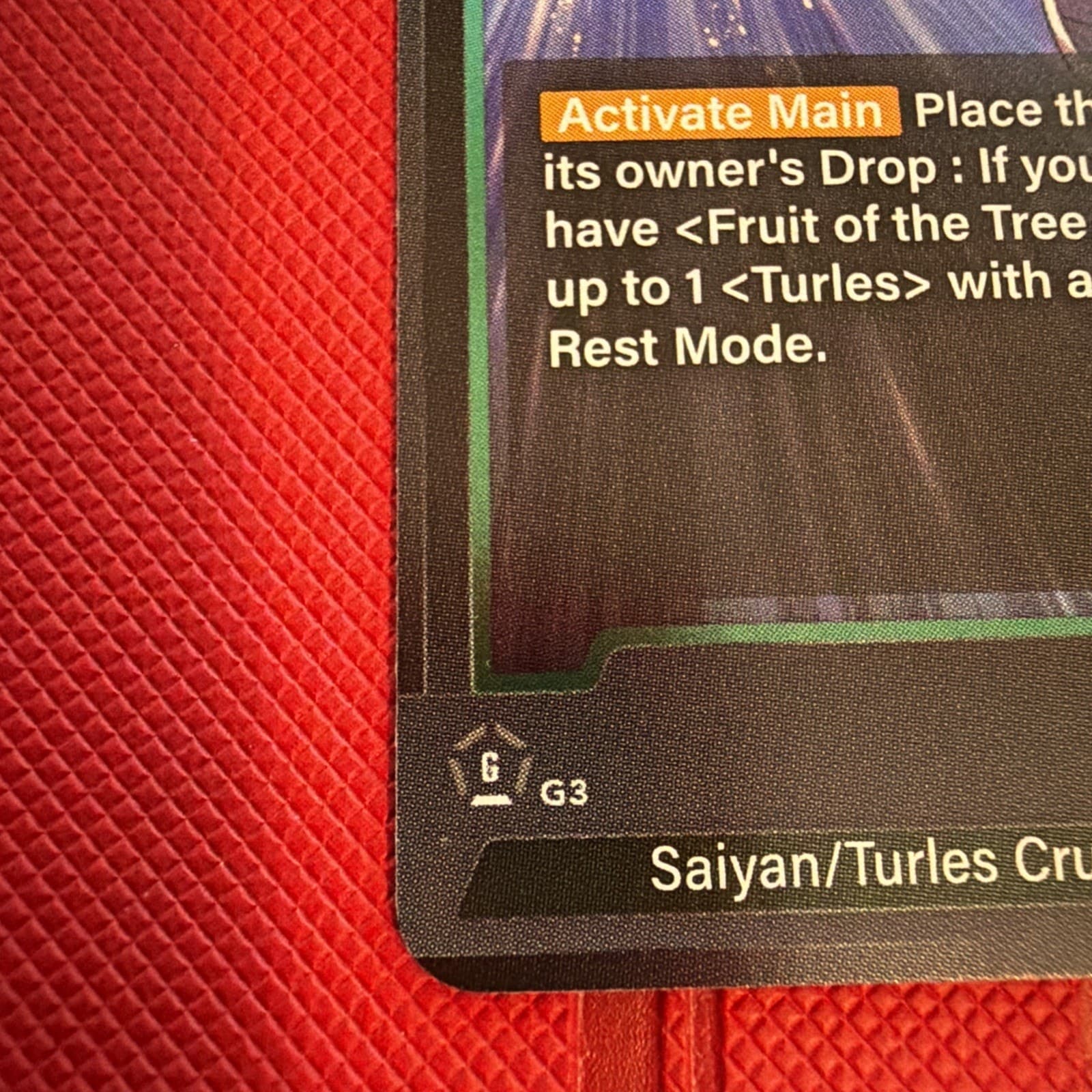 Turles FB08-057 Rare Foil Dragon Ball Super Fusion World Saiyan's Pride - Thumbnail 3