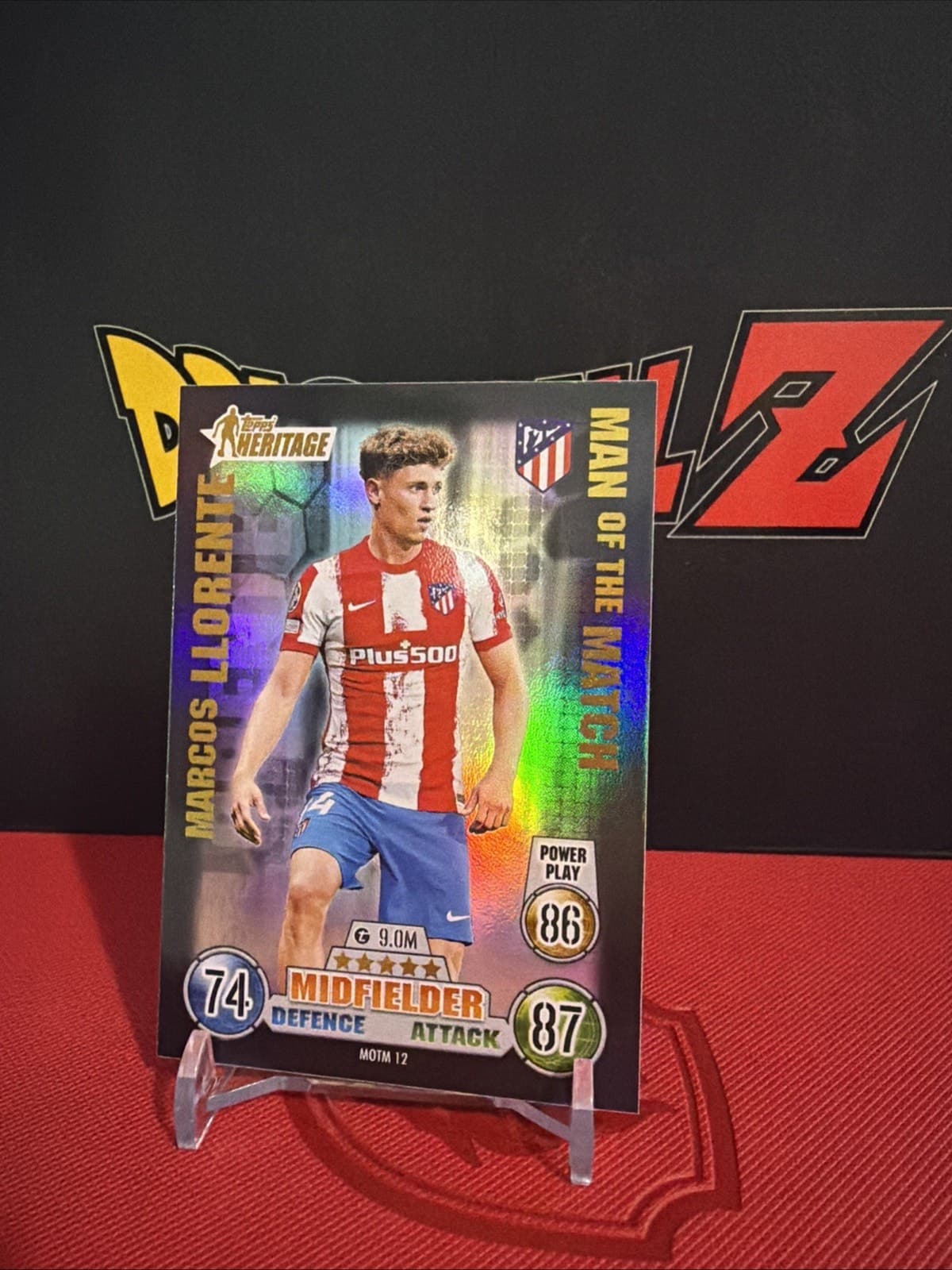 Marcos LIorente 2021-22 Topps Match Attax ' Heritage Man of the Match ' #MOTM12 - Thumbnail 3