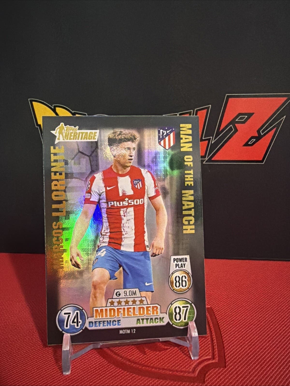 Marcos LIorente 2021-22 Topps Match Attax ' Heritage Man of the Match ' #MOTM12 - Thumbnail 2