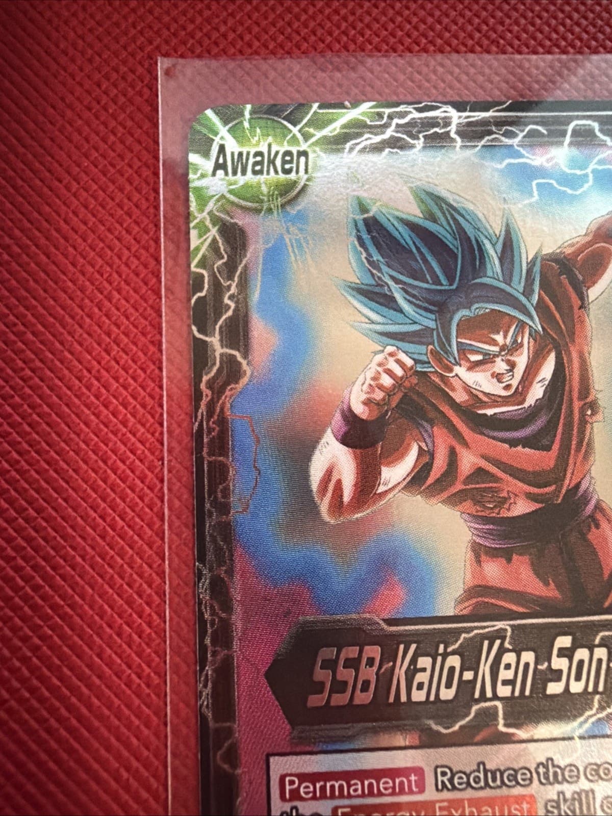 SSB Kaio-Ken Son Goku, Striking A God Foil Dragon Ball Fearsome Rivals BT29-085 - Thumbnail 4