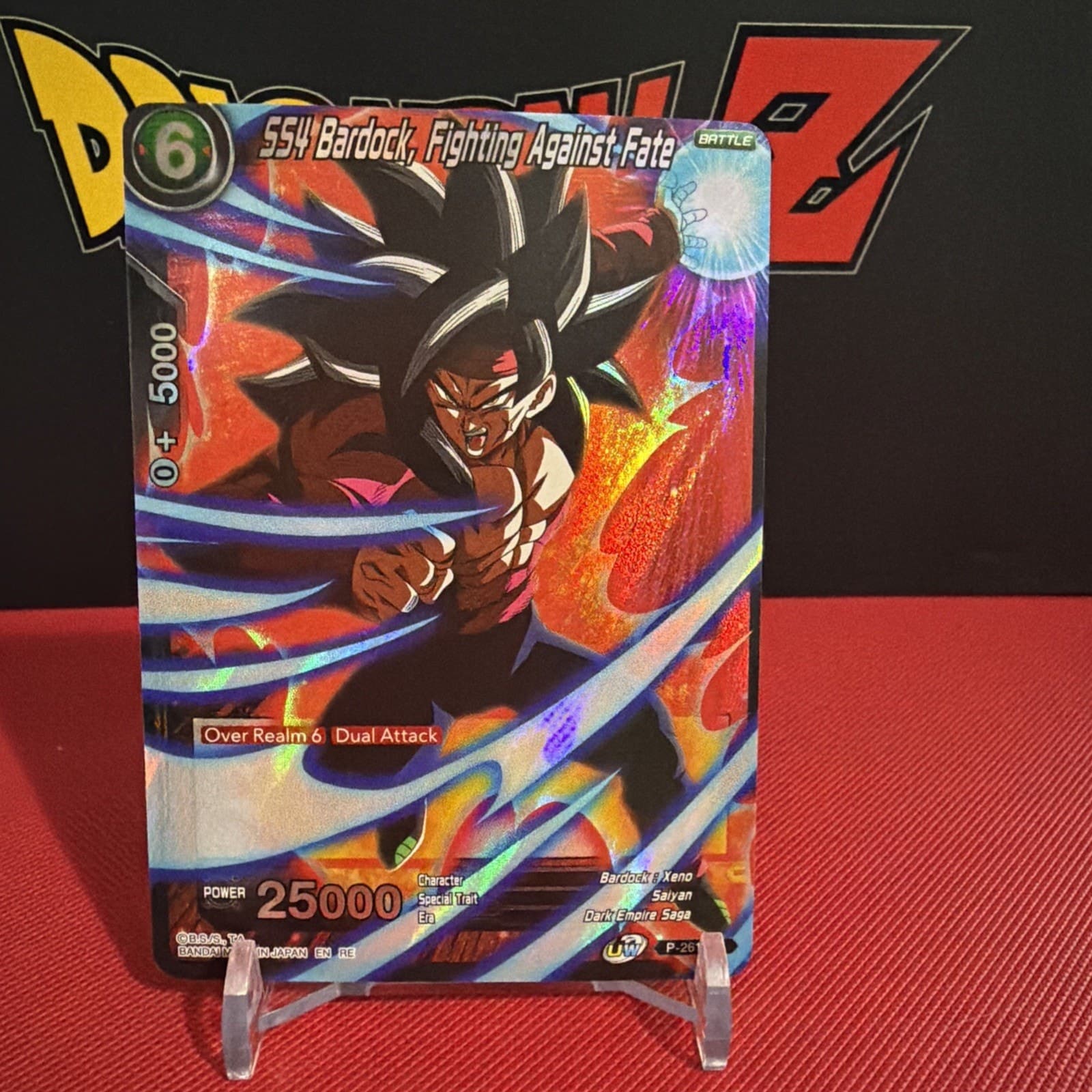 DBS TCG: SS4 Bardock, Fighting Against Fate P-261 (PR) - Foil - Thumbnail 2