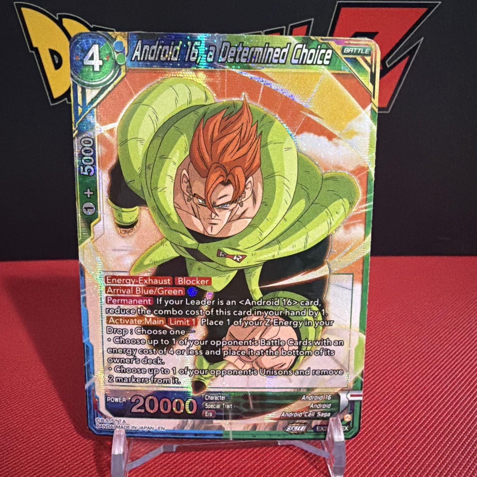 Android 16, a Determined Choice EX23-47 EX Foil NEW (2023 Premium) - Thumbnail 2