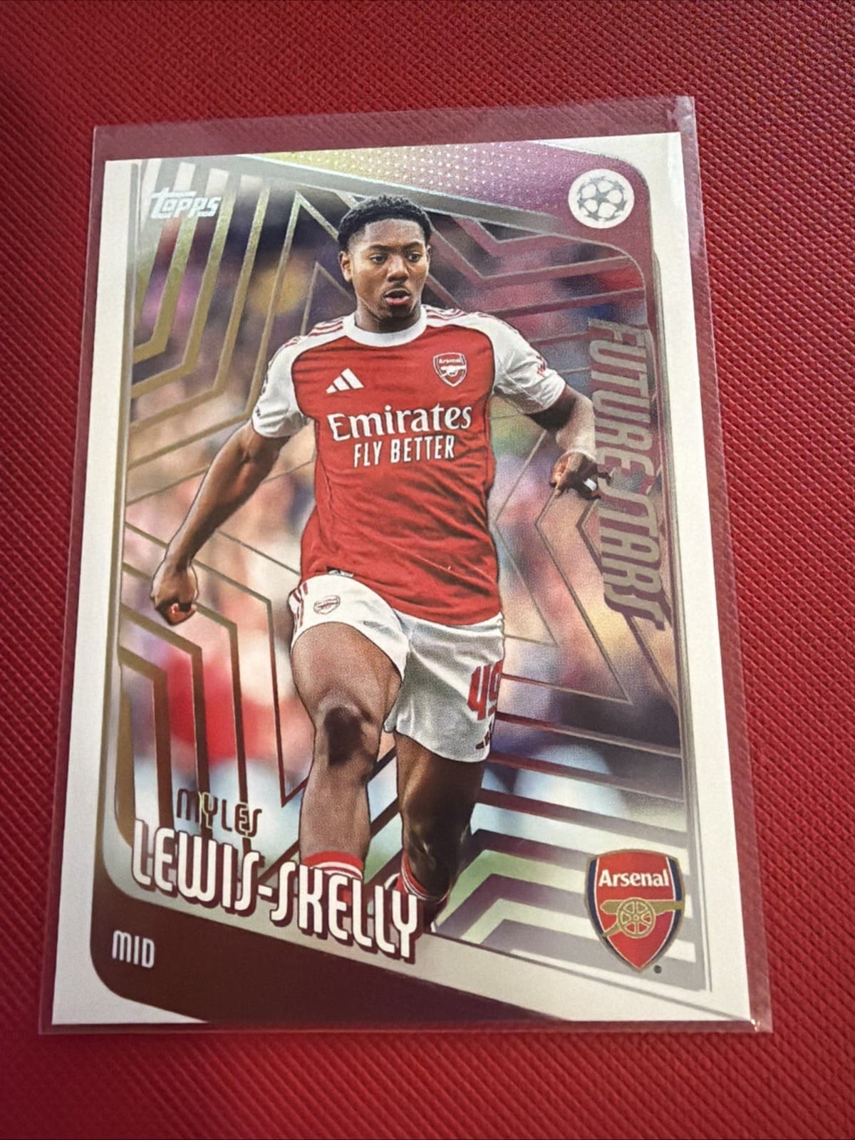 Topps Myles Lewis-Skelly Arsenal #52 UEFA Champions League 2026 Soccer Card - Image 1