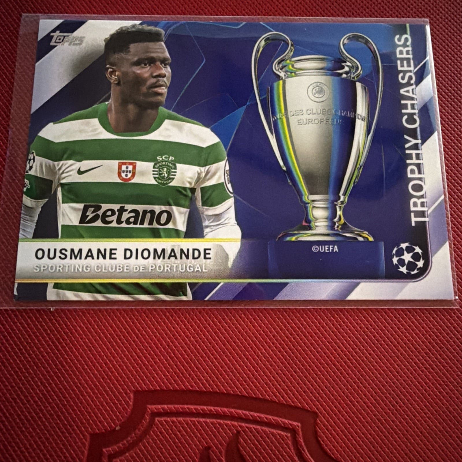 Topps Trophy Chasers Ousmane Diomande Sporting CP UEFA Champions League TC-22 - Image 1