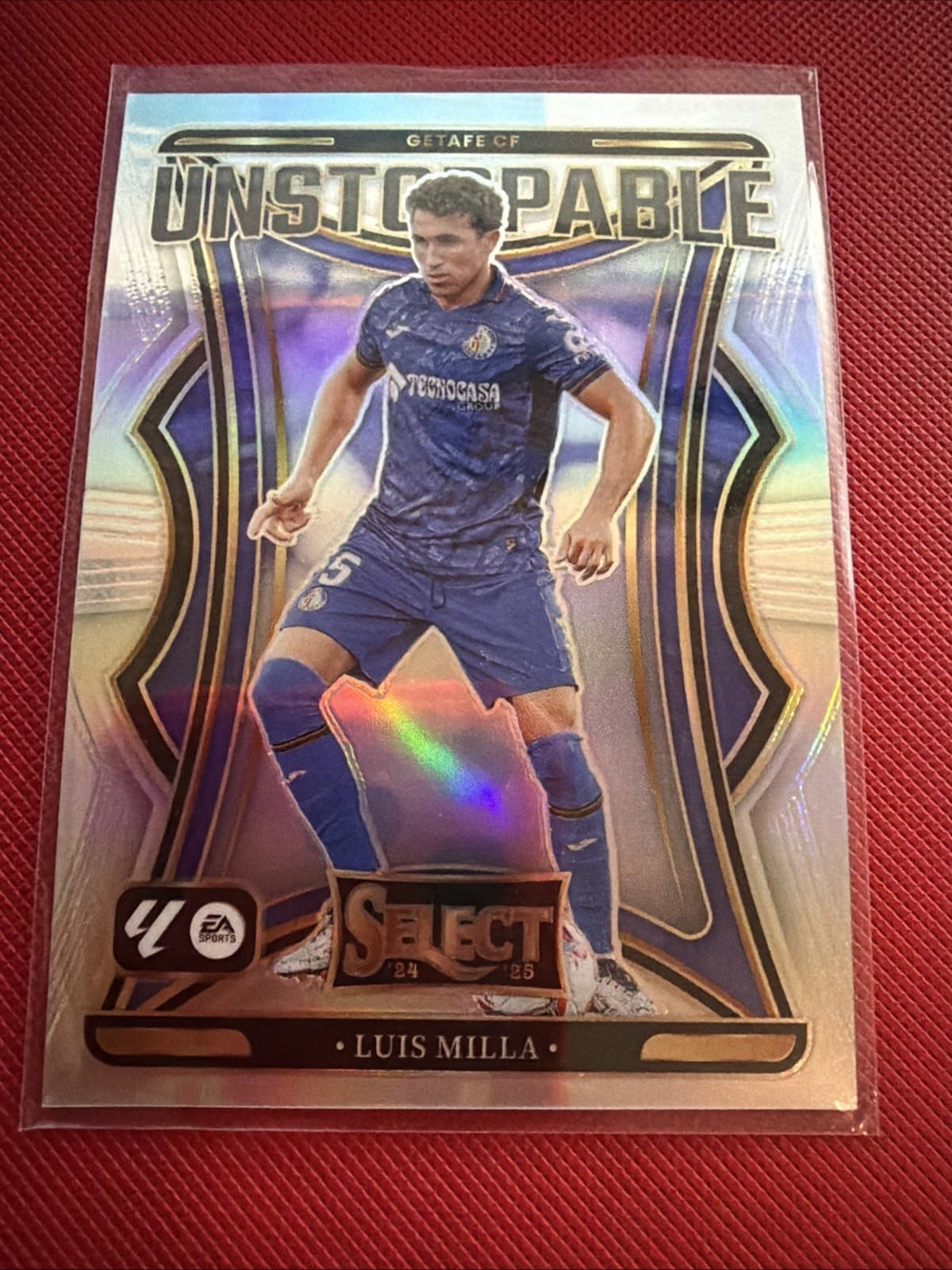 2024-25 Panini Select La Liga - Unstoppable Luis Milla #10 Prizm - Getafe FC - Image 1