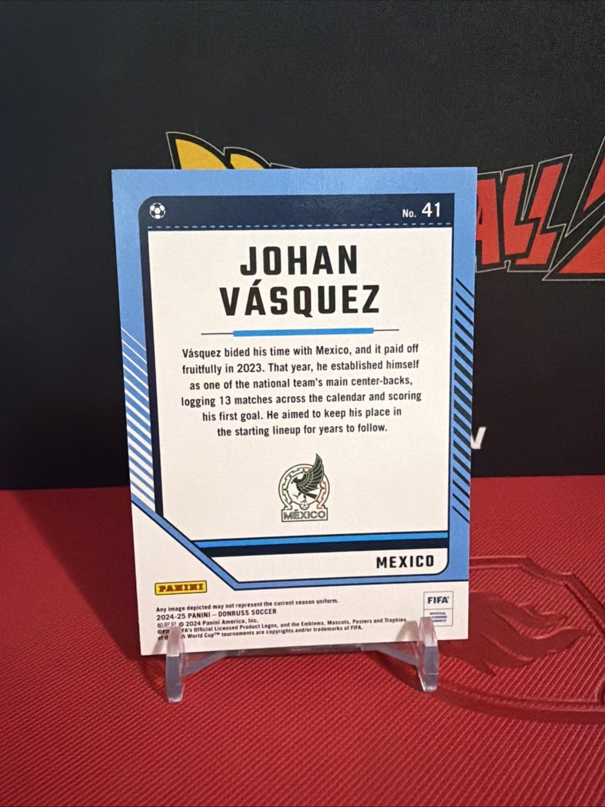 2024-25 Panini - Donruss Soccer - Johan Vasquez #41 - Thumbnail 2