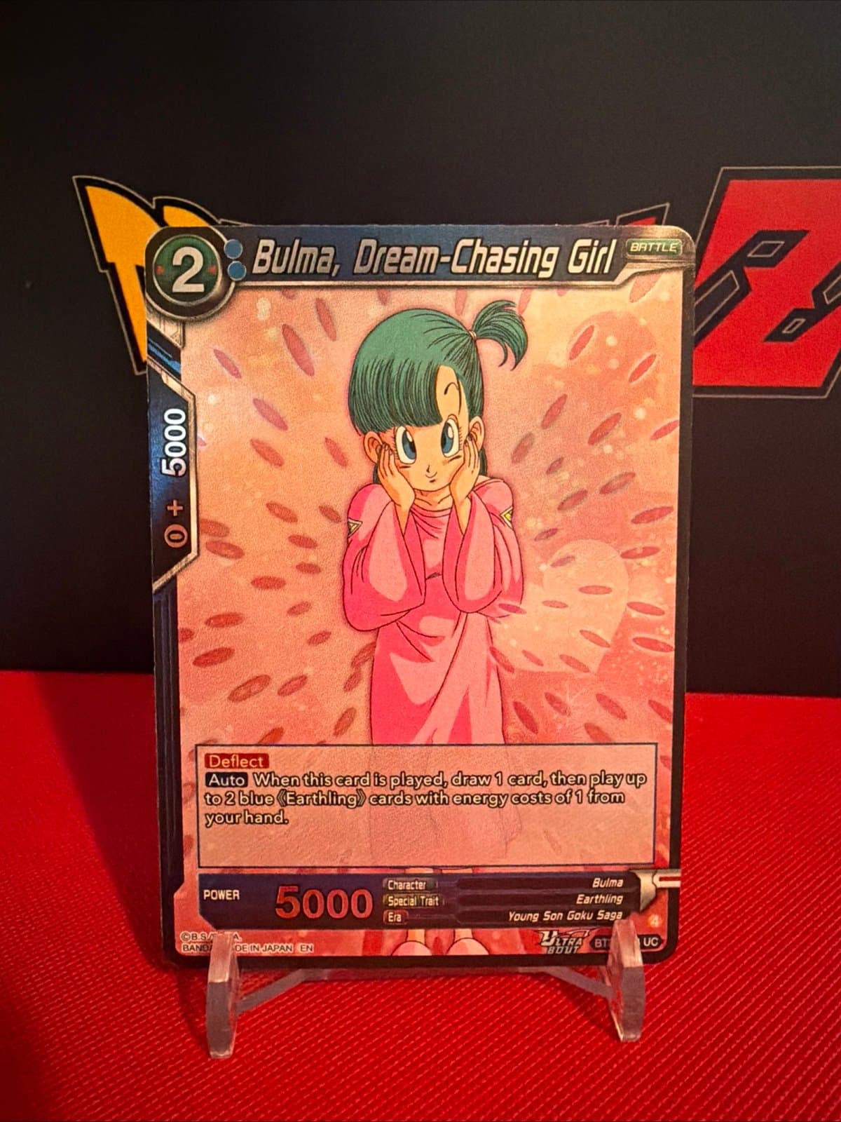 Bulma , Dream-Chasing Girl BT30-024 UC Three Glorious Fighters - Image 1