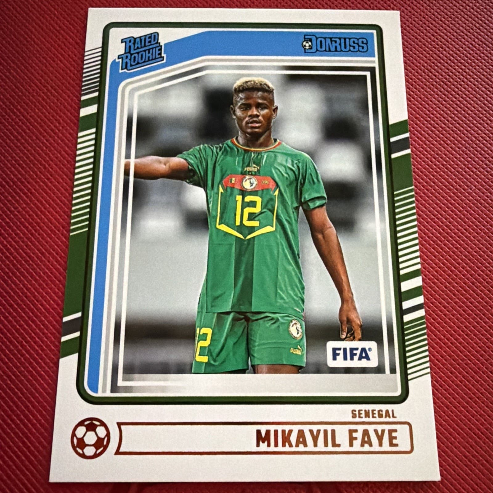 2024-25 Panini Donruss Fifa - Rated Rookie Mikayil Faye #200 - Image 1