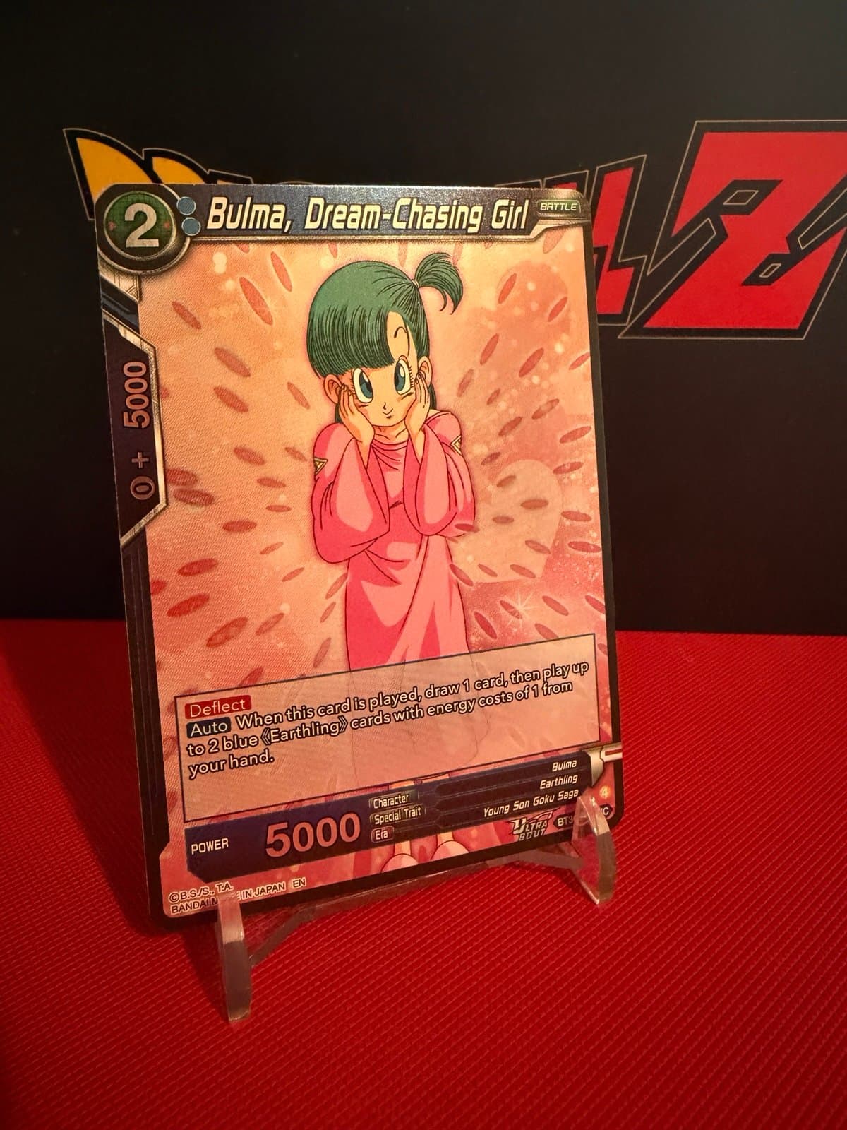 Bulma , Dream-Chasing Girl BT30-024 UC Three Glorious Fighters - Thumbnail 2