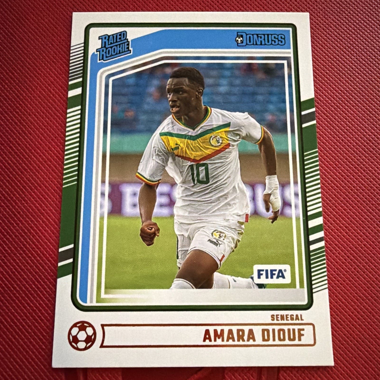 2024-25 Panini Donruss Fifa - Rated Rookie Amara Diouf #190 - Image 1