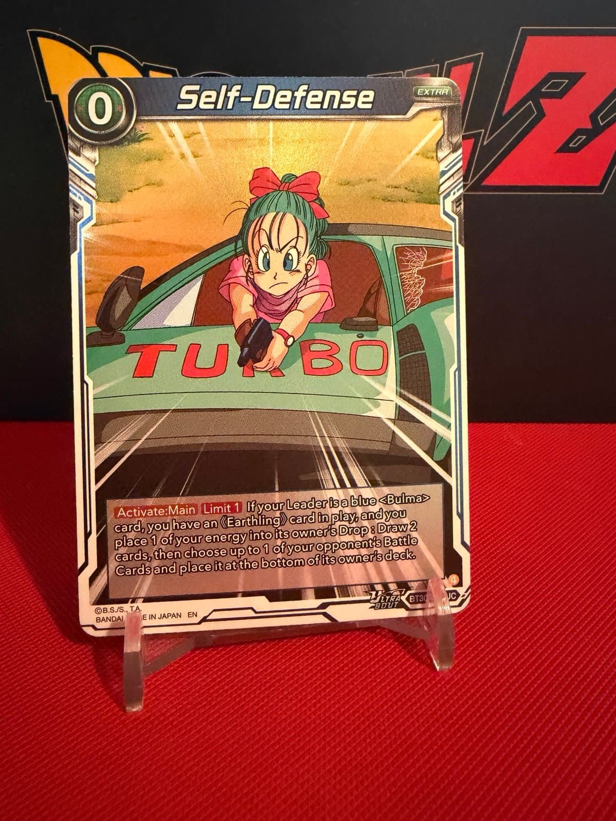 Bulma Self Defense BT30-040 UC Three Glorious Fighters Dragon Ball Card Game - Thumbnail 2
