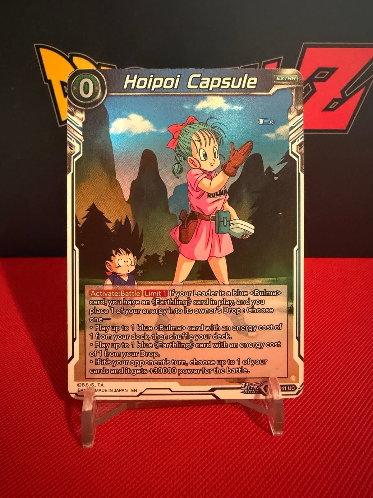 Bulma Hoipoi Capsule BT30-041 UC Three Glorious Fighter Dragon Ball Card Game - Thumbnail 2