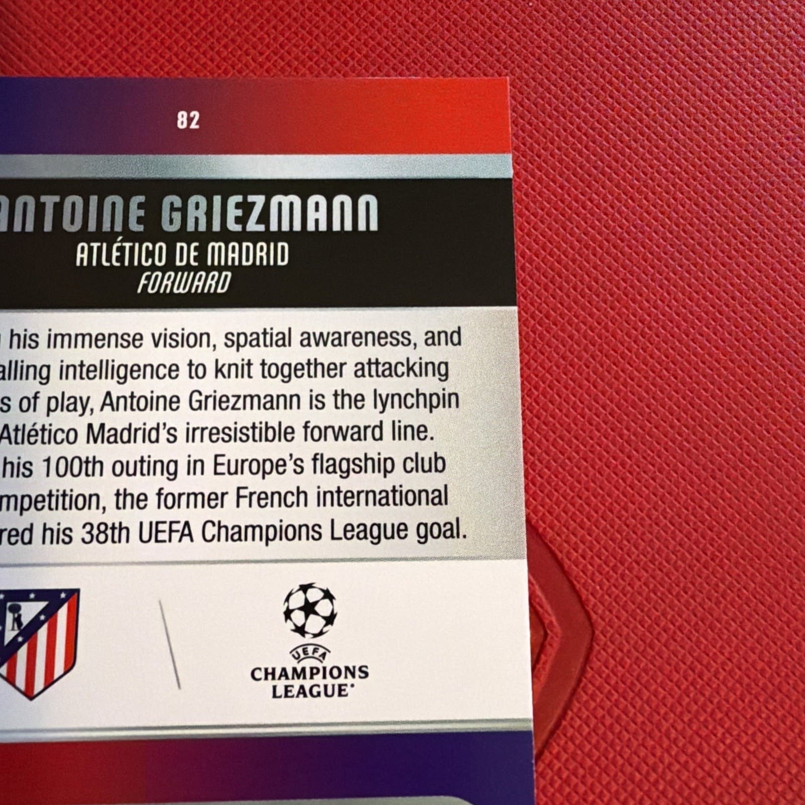 2025-26 Topps UEFA Club Competitions #82 Antoine Griezmann - Thumbnail 9