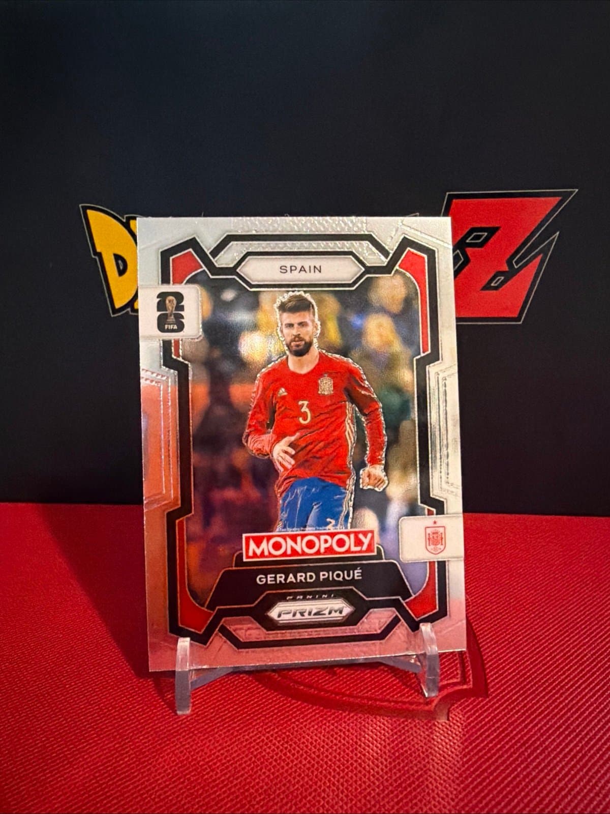 Gerard Pique 2026 Panini Prizm Monopoly FIFA World Cup #46 Base Spain - Image 1