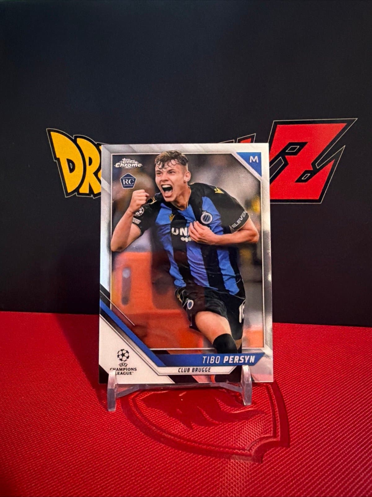 Tibo Persyn RC 2022 Topps Chrome UEFA Champions League Rookie Club Brugge #40 - Image 1