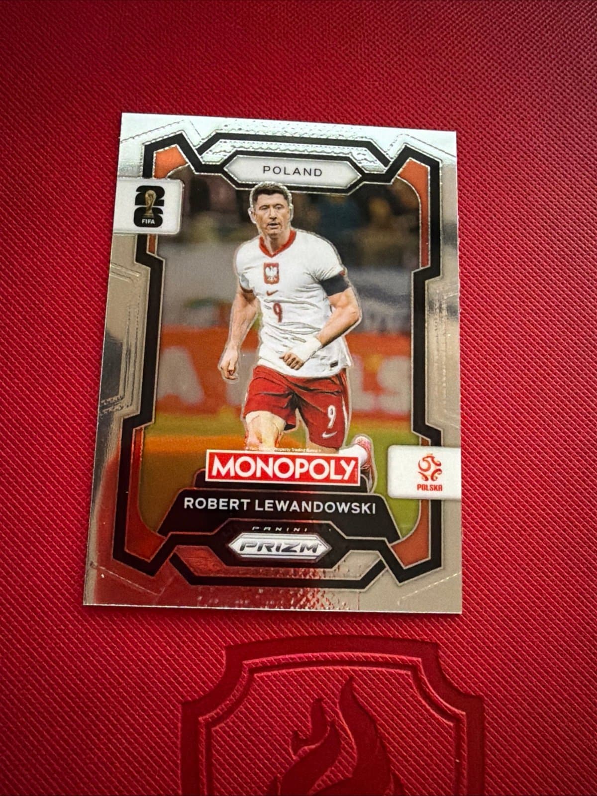 2026 Panini Prizm Monopoly FIFA World Cup Robert Lewandowski #84 - Image 1