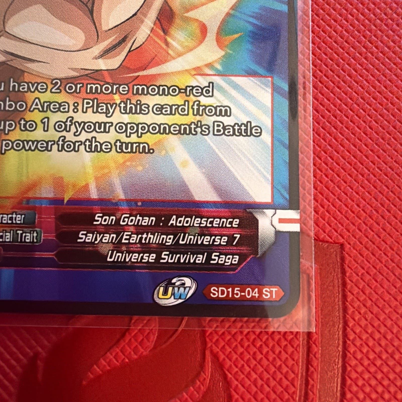 Dragon Ball Super Card - Surprise Attack Son Gohan - SD15-04 ST - NM/M - Thumbnail 2