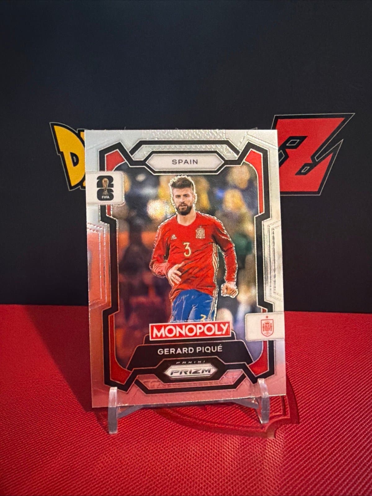 Gerard Pique 2026 Panini Prizm Monopoly FIFA World Cup #46 Base Spain - Thumbnail 2