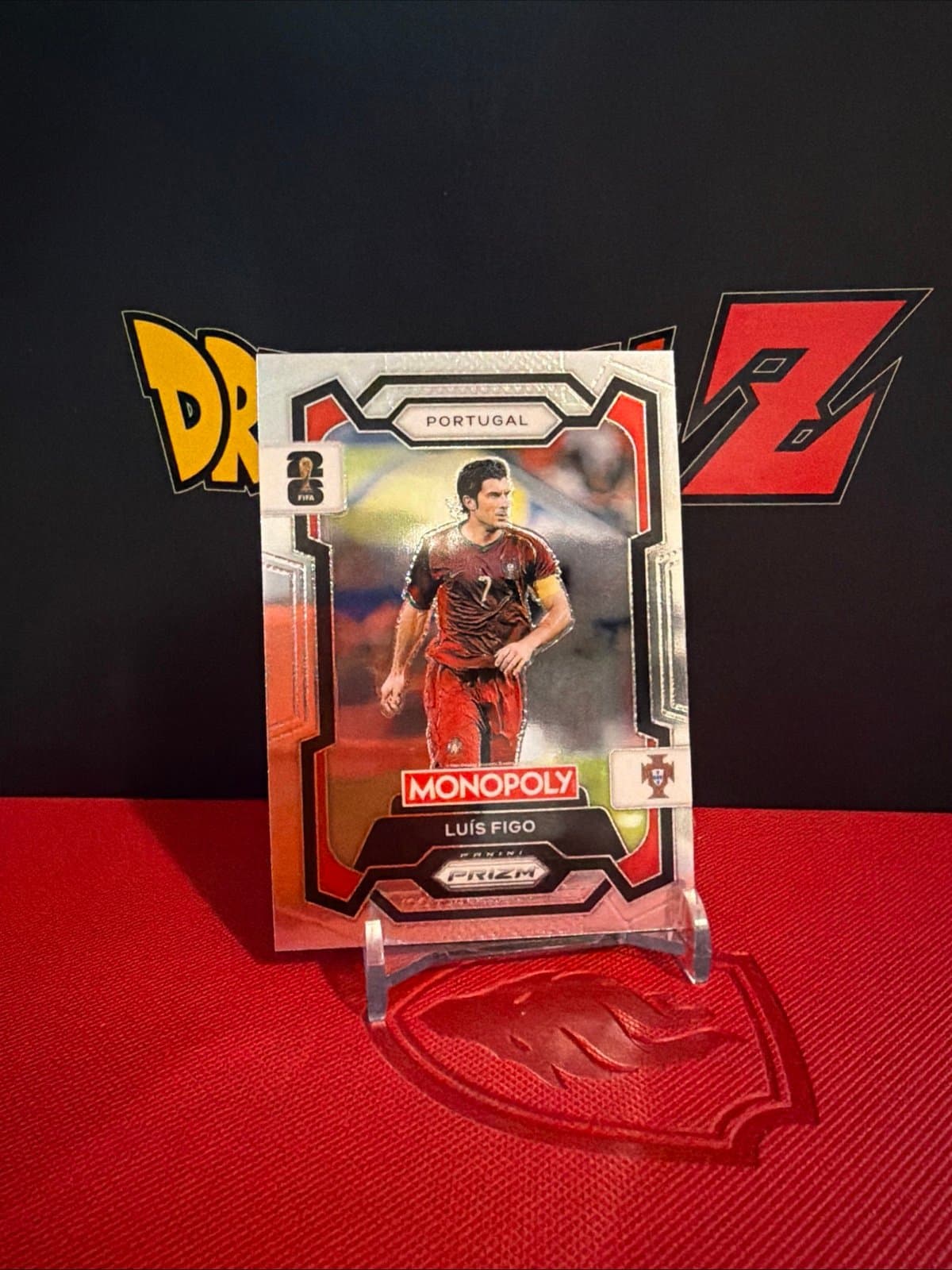 2026 Prizm Monopoly FIFA World Cup Soccer Luis Figo #31 Portugal base - Image 1