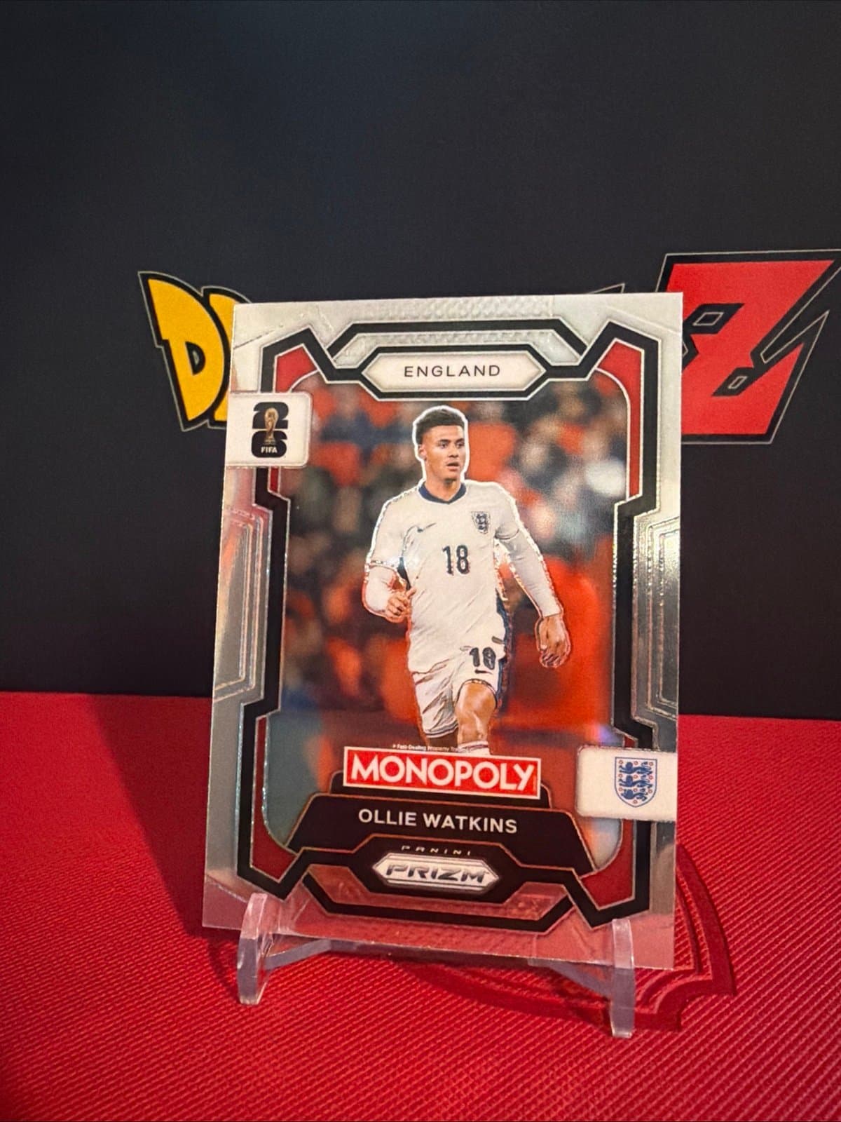 Ollie Watkins 2026 Prizm Fifa World Cup Monopoly Silver Prizm - Thumbnail 3