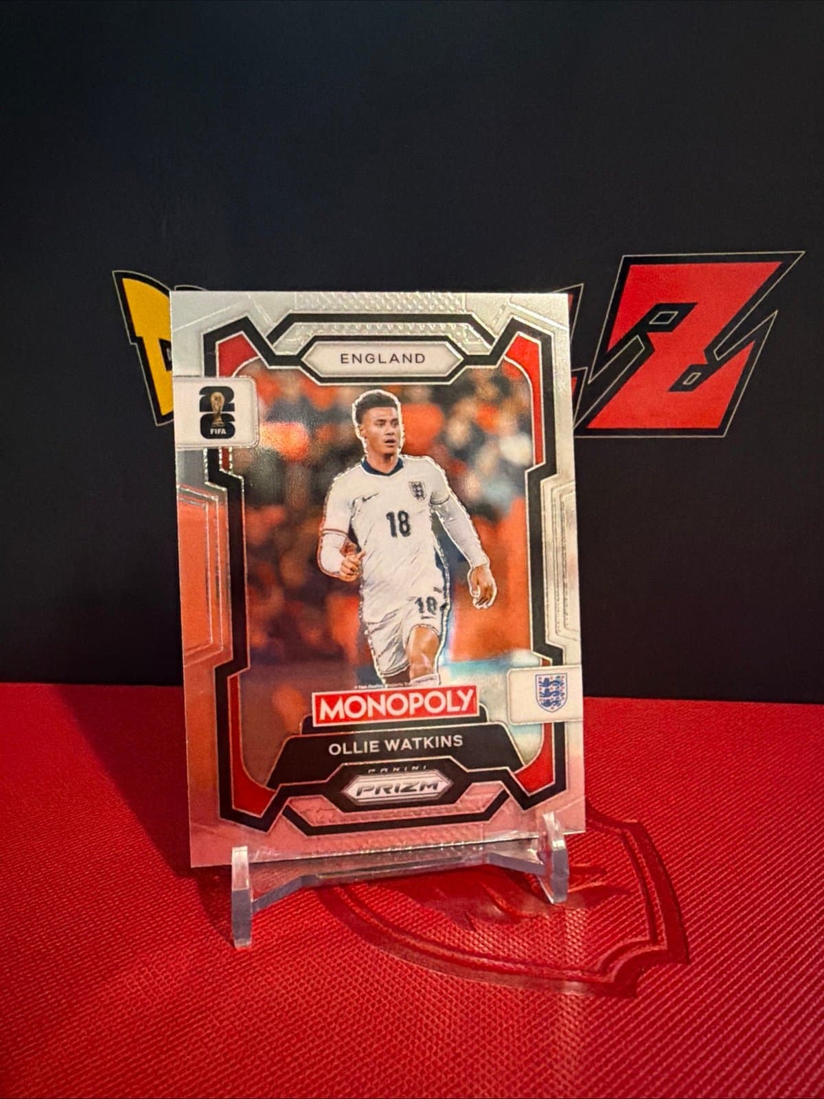 Ollie Watkins 2026 Prizm Fifa World Cup Monopoly Silver Prizm - Image 1