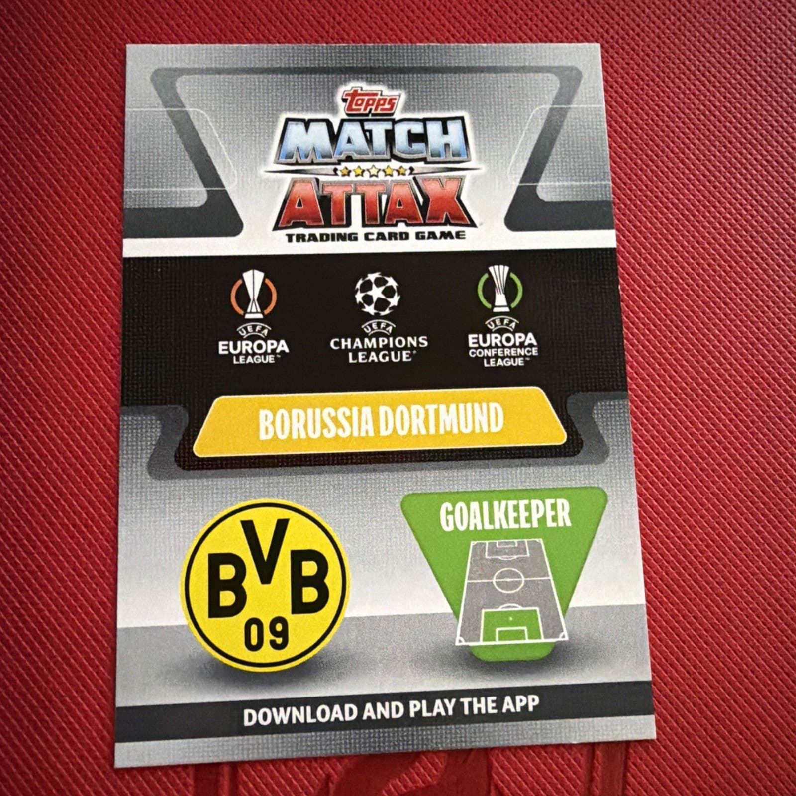 2021-22 Topps UEFA Match Attax Extra Gregor Kobel Blue Cracked Ice #SU 44 - Thumbnail 2