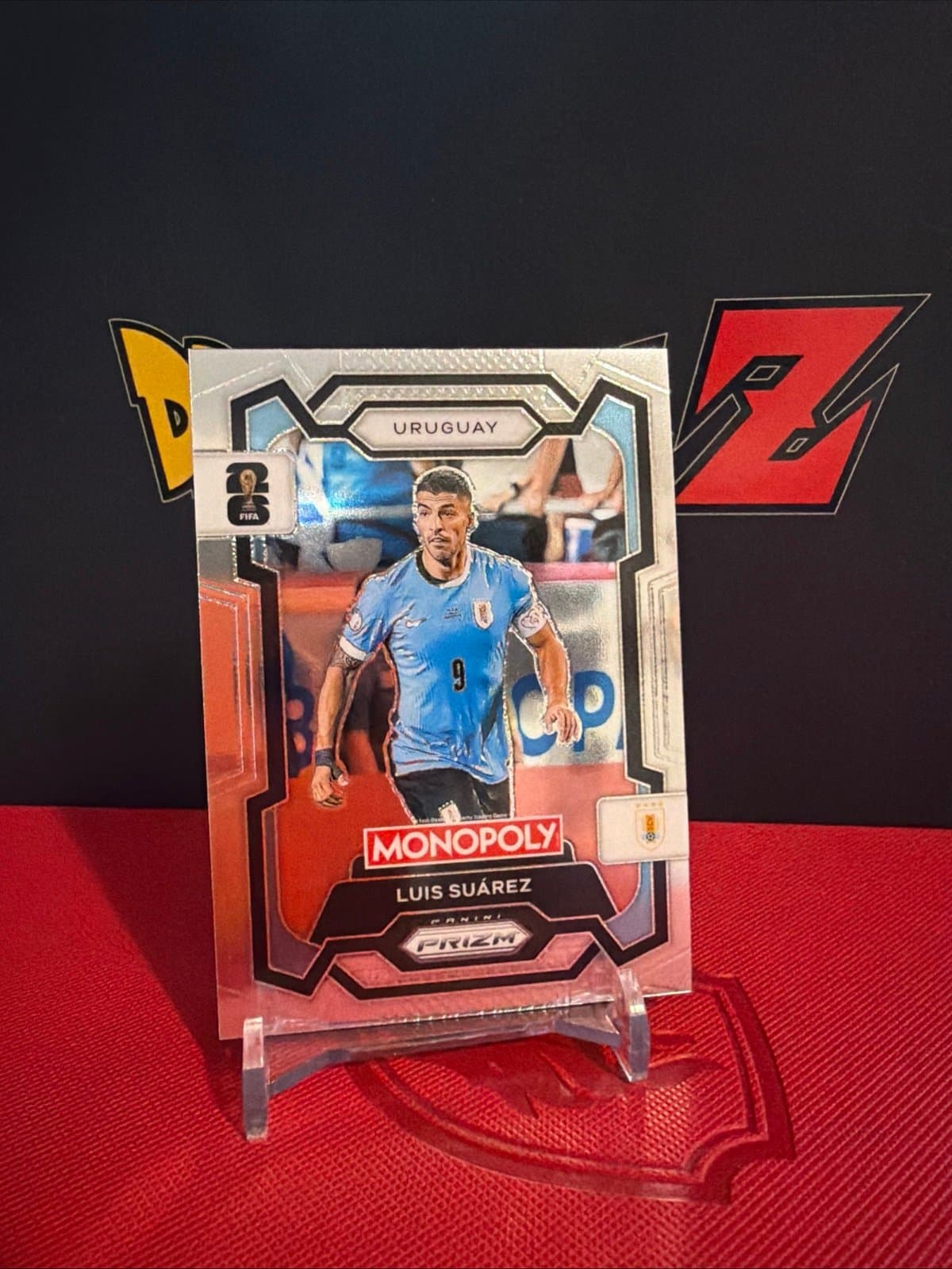 Panini Monopoly Prizm 2026 Luis Suárez #67 Uruguay FIFA World Cup Base Set - Thumbnail 2