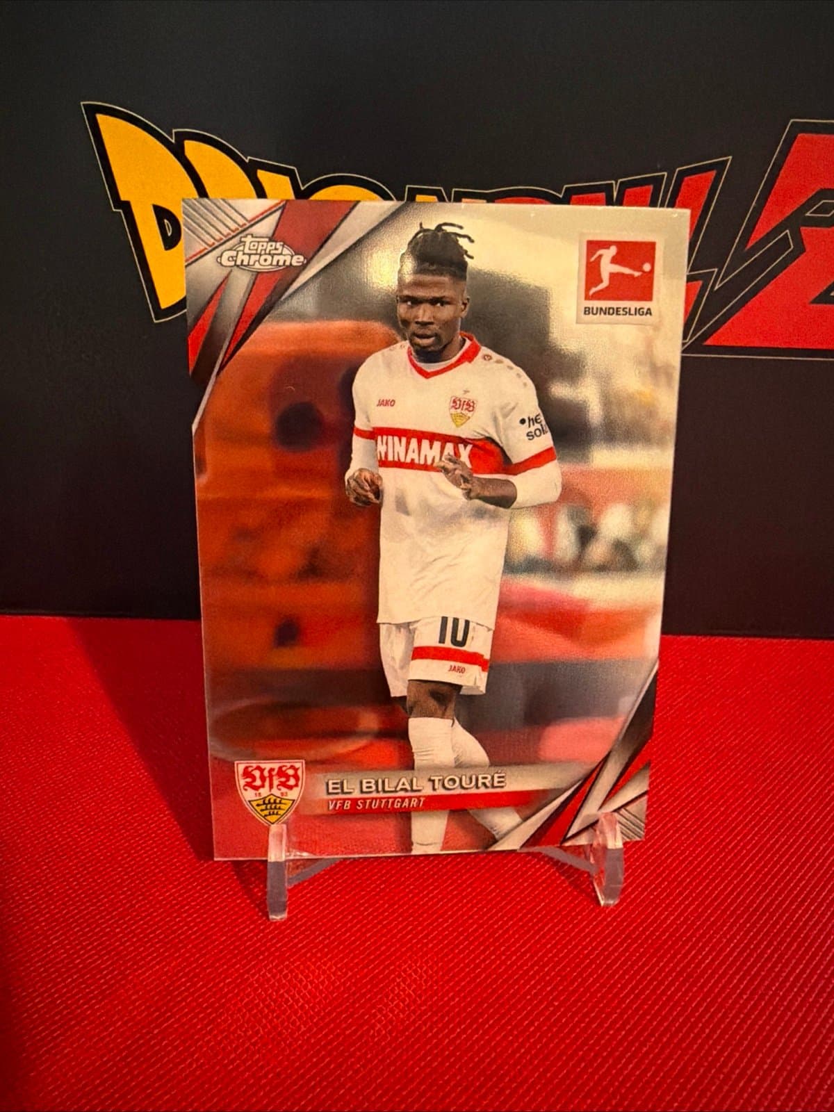 El Bilal Toure 2024/25 Topps Chrome Bundesliga #93 - VfB Stuttgart - Image 1