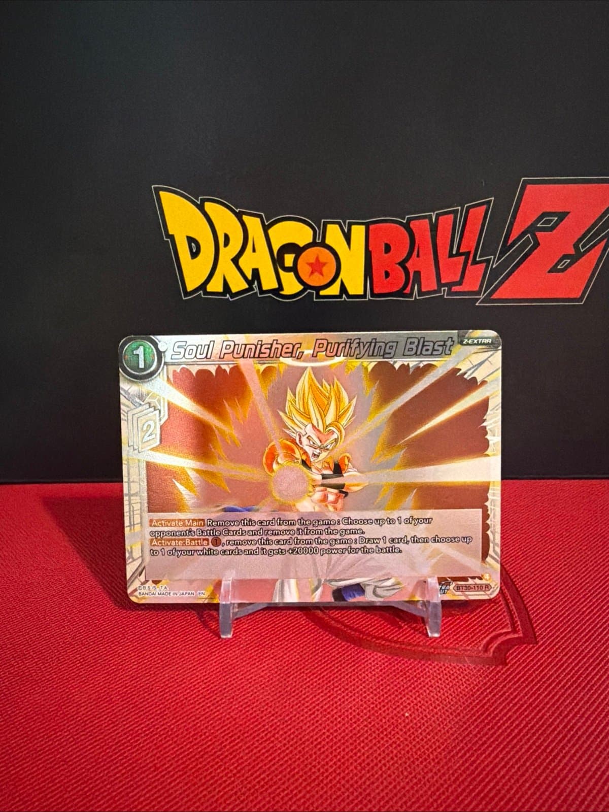 Soul Punisher, Purifying Blast BT30-110 Rare Dragon Ball Three Glorious Fighters - Image 1