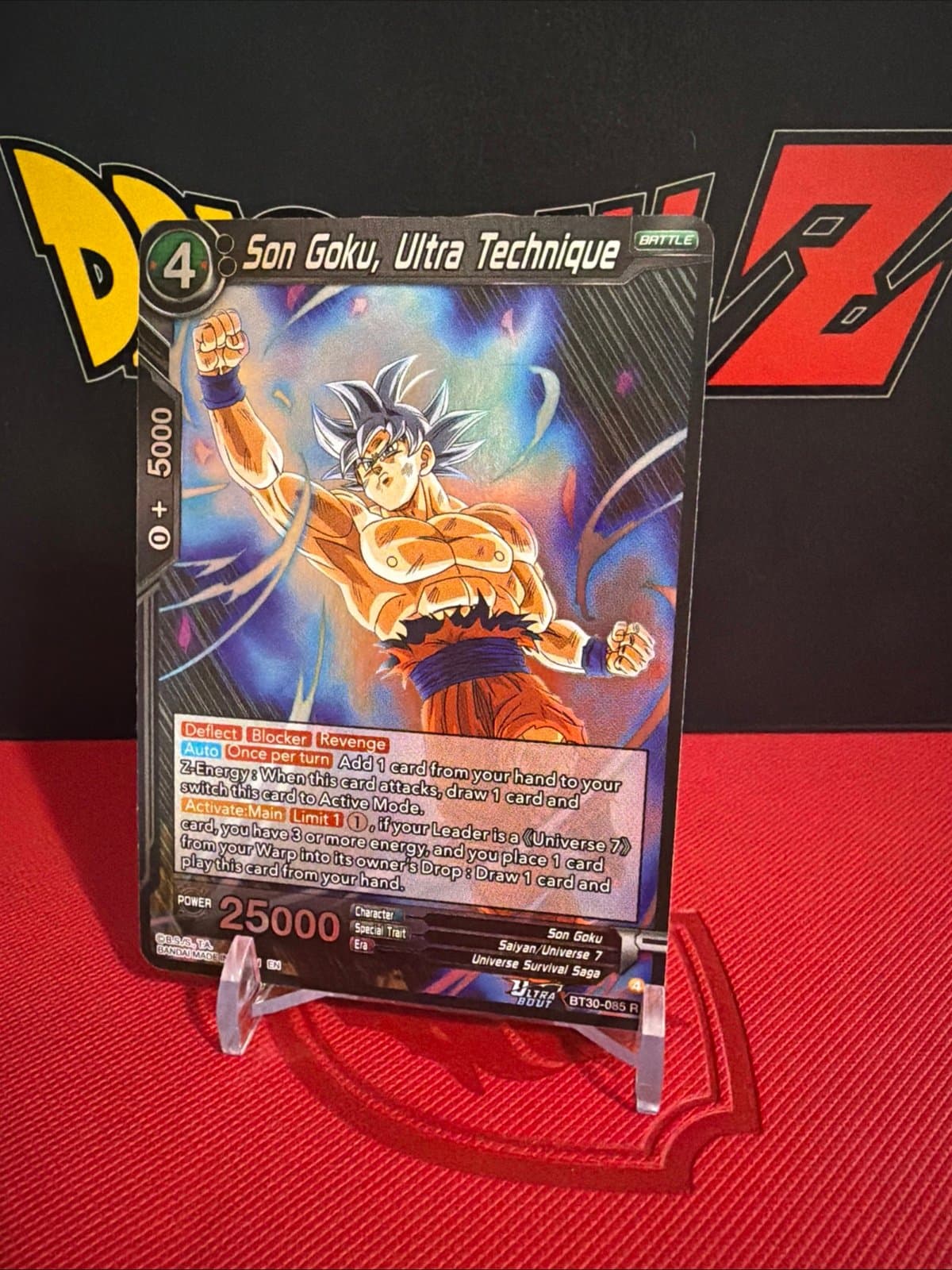 Son Goku, Ultra Technique BT30-085 Rare Dragon Ball Three Glorious Fighters - Thumbnail 2