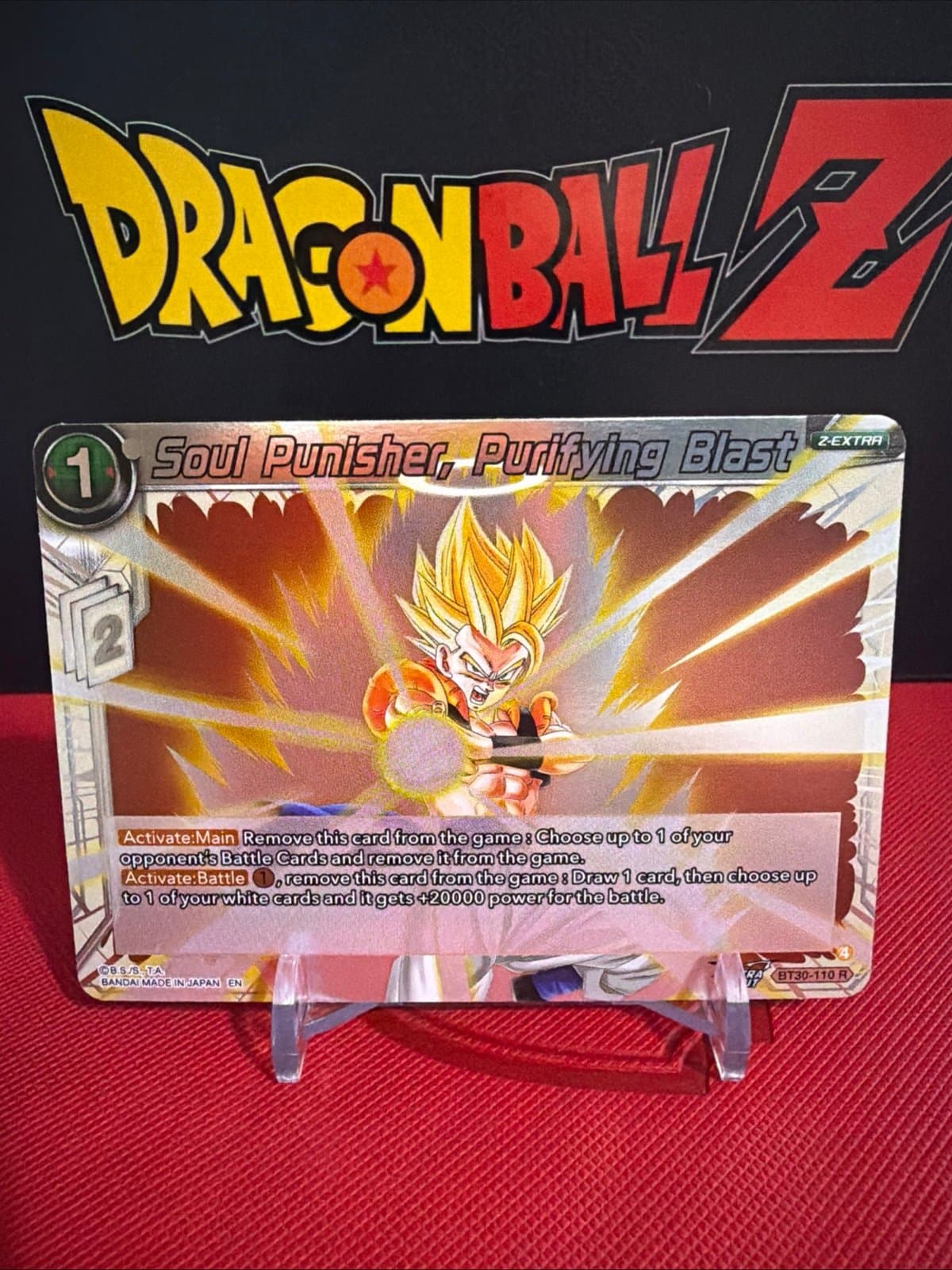 Soul Punisher, Purifying Blast BT30-110 Rare Dragon Ball Three Glorious Fighters - Thumbnail 3