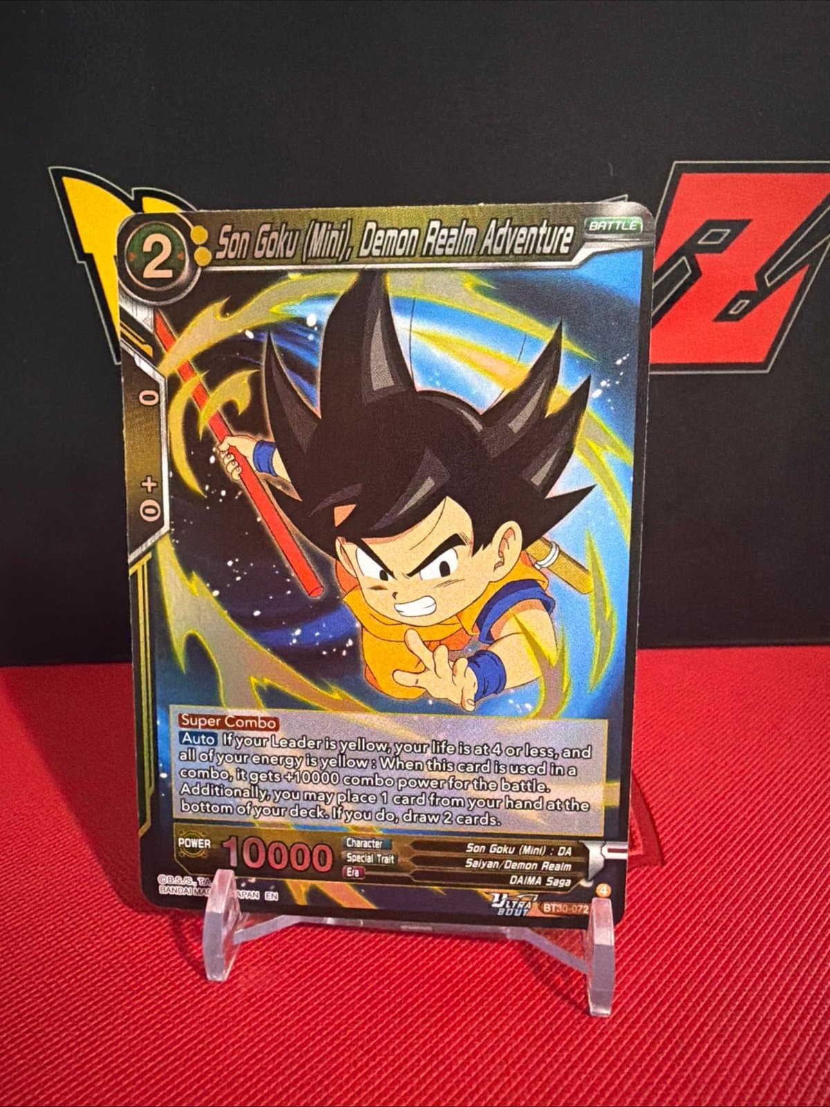 Son Goku (Mini), Demon Realm Adventure BT30-072 Foil DBS Three Glorious Fighters - Thumbnail 2