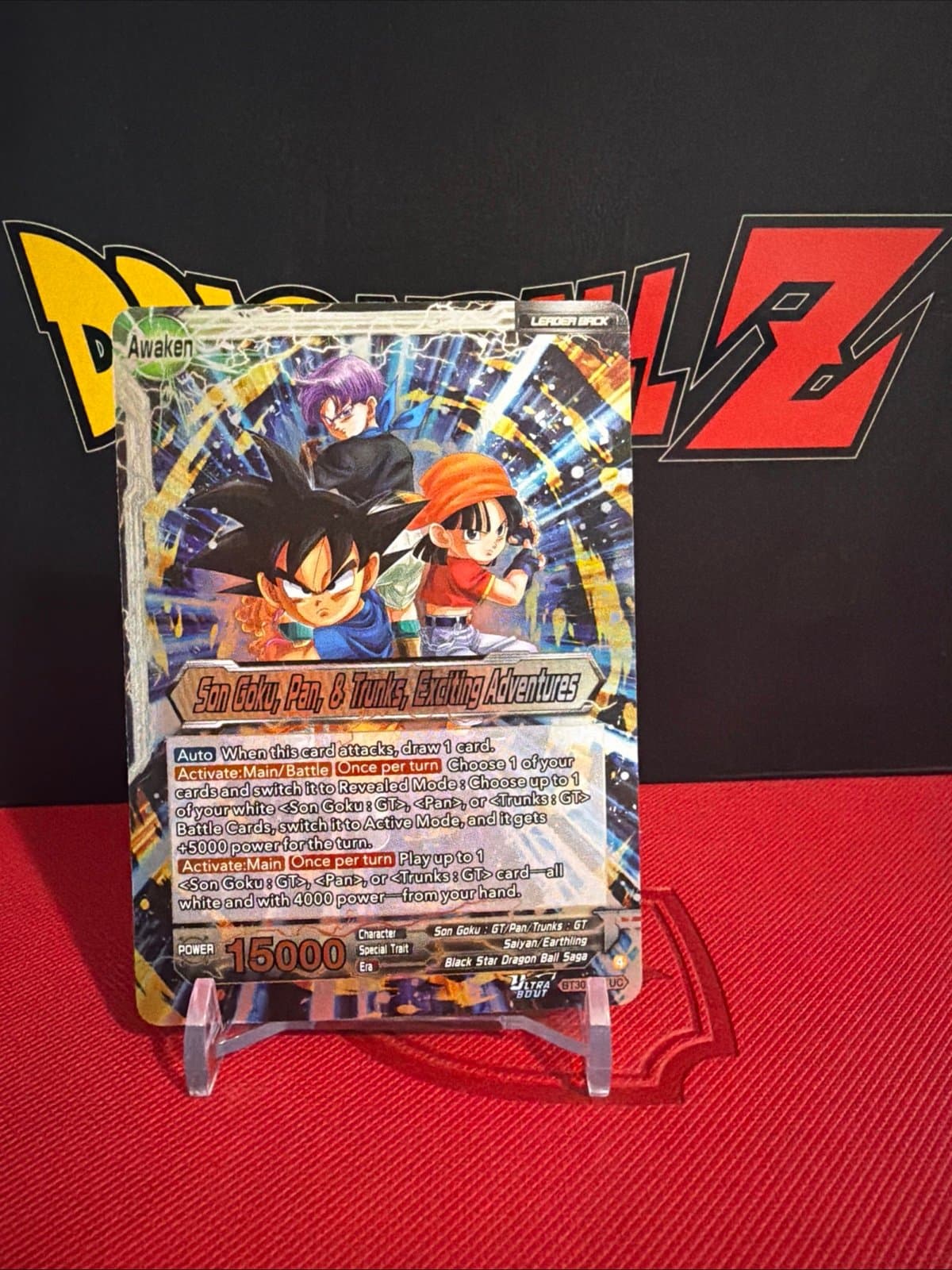 Son Goku, Pan, & Trunks, Exciting Adventures BT30-108 Three Glorious Fighters - Thumbnail 2