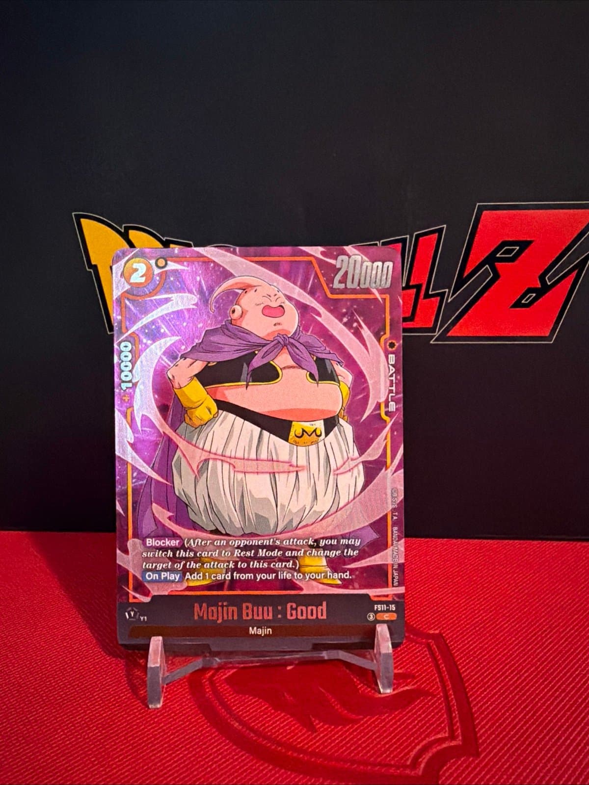 Dragon Ball Super Card Game Majin Buu FS11-15 C Regular Battle Card Bandai - Image 1
