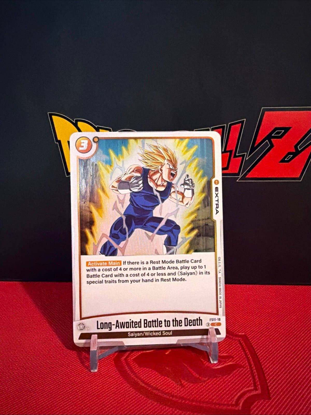 Bandai Long-Awaited Battle to the Death FS11-18 C / Saiyan/Wicked Soul Dbz Tcg - Image 1