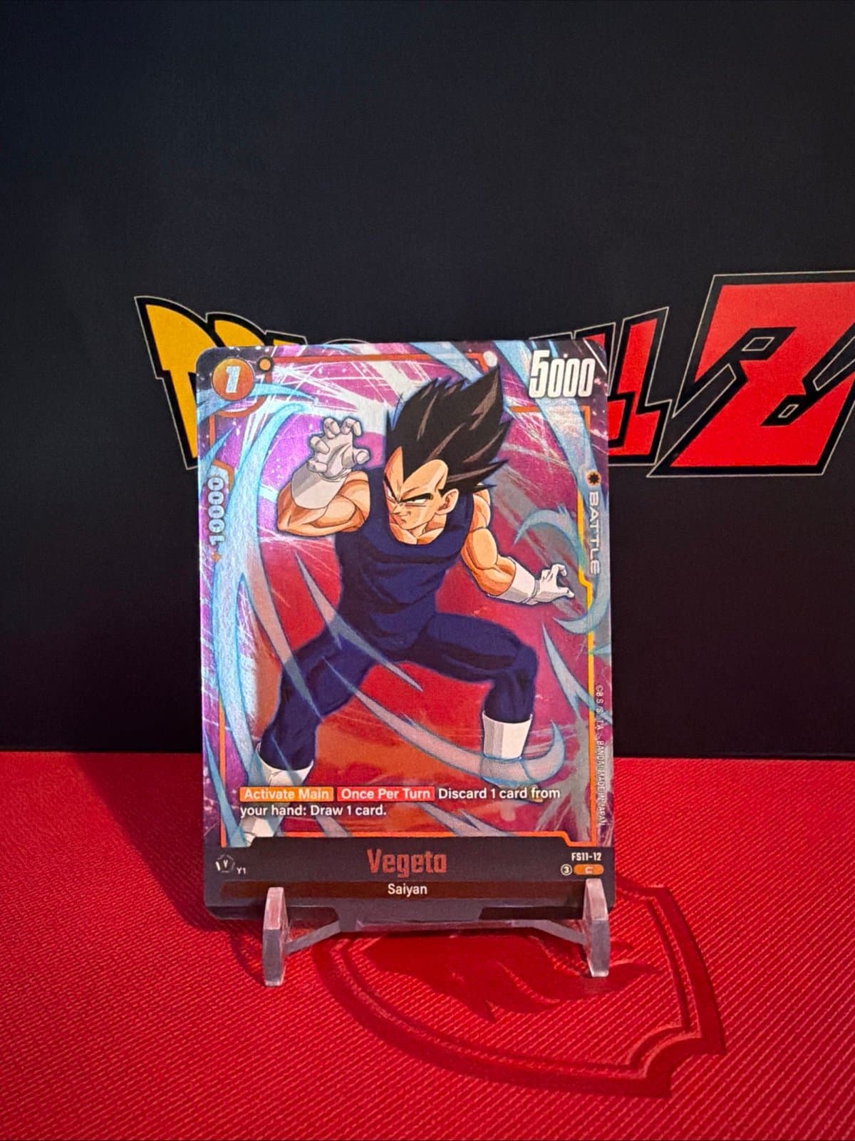 Vegeta FS11-12 C Gold Foil Bonus Pack Card Starter Deck FS11 EX Dragon Ball - Image 1