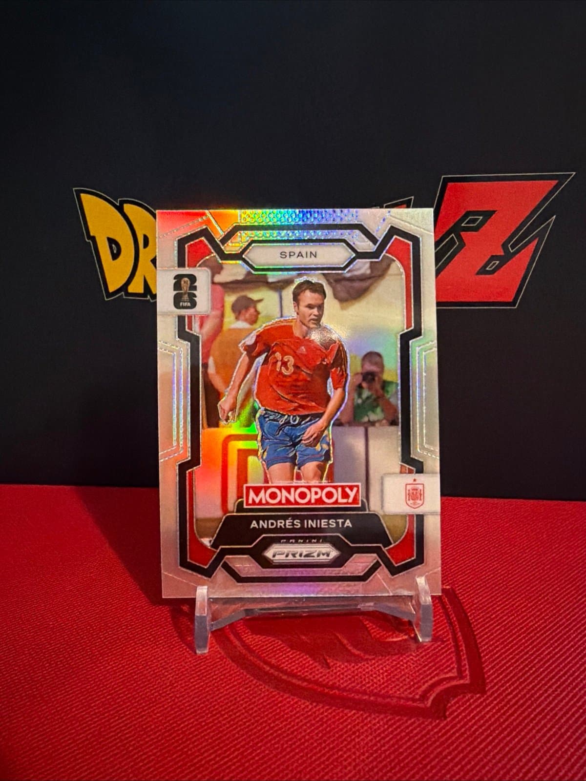 Andres Iniesta 2026 Panini Prizm Monopoly FIFA World Cup #43 Base Spain - Image 1