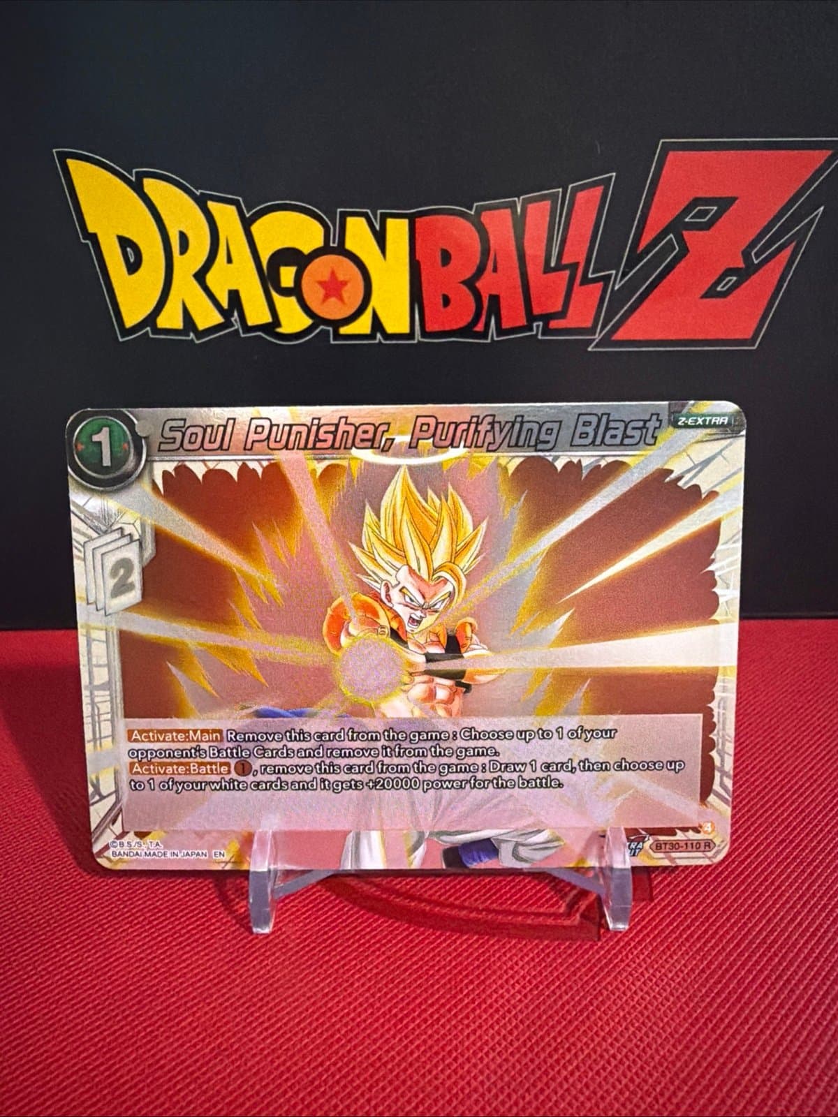 Soul Punisher, Purifying Blast BT30-110 Rare Dragon Ball Three Glorious Fighters - Thumbnail 2