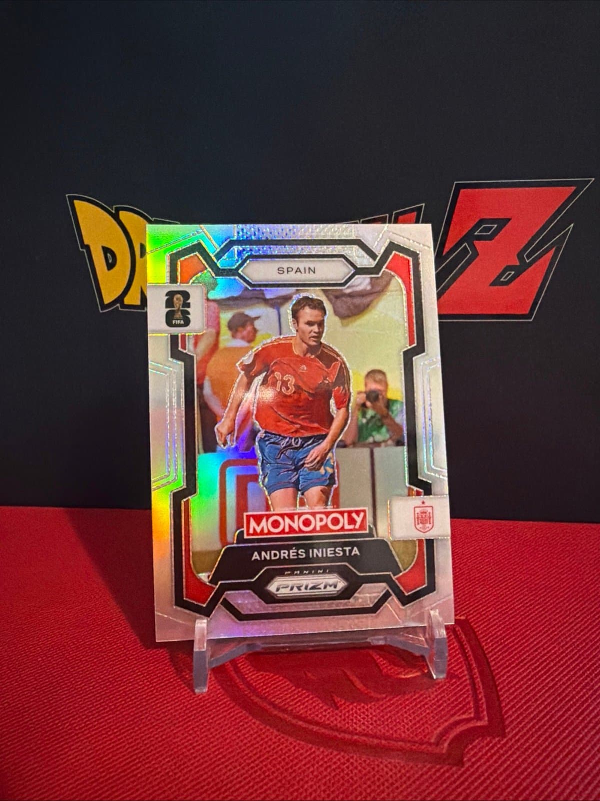 Andres Iniesta 2026 Panini Prizm Monopoly FIFA World Cup #43 Base Spain - Thumbnail 2