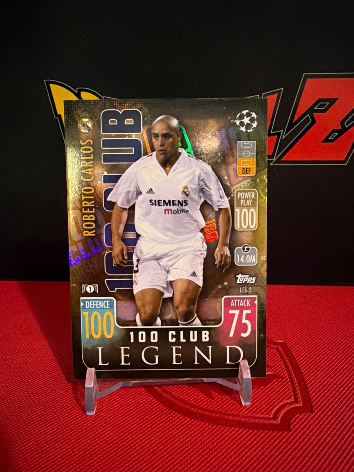 Roberto Carlos 100 Club Legends Champions League Real Madrid - Image 1