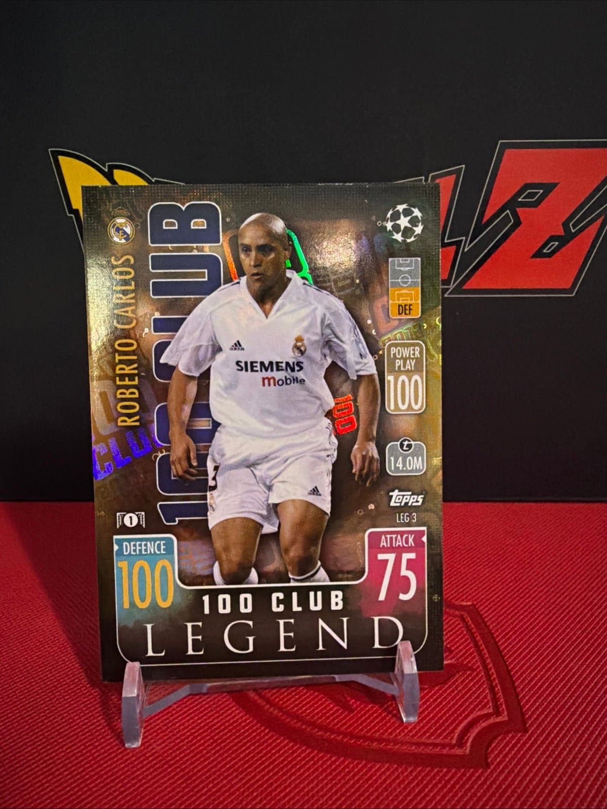 Roberto Carlos 100 Club Legends Champions League Real Madrid - Thumbnail 3