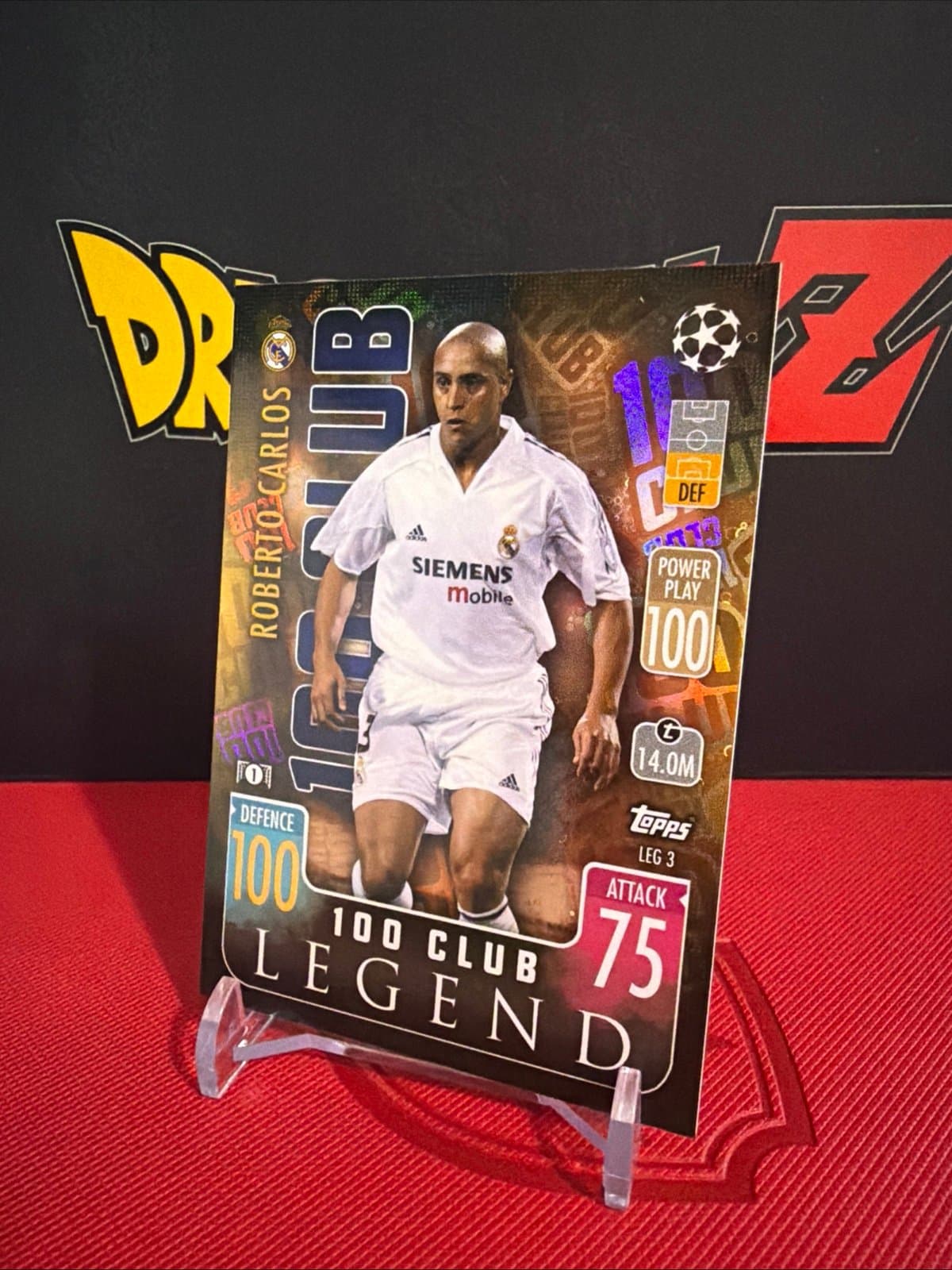 Roberto Carlos 100 Club Legends Champions League Real Madrid - Thumbnail 4