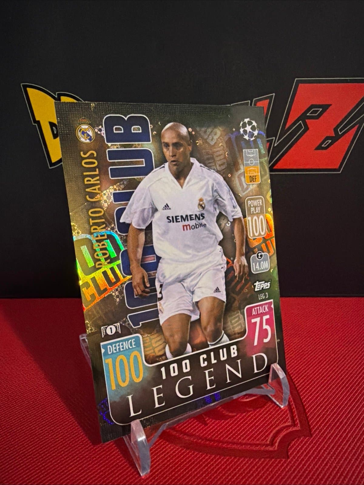 Roberto Carlos 100 Club Legends Champions League Real Madrid - Thumbnail 5