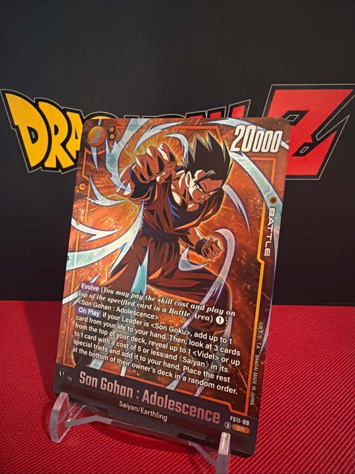 Son Gohan Dragon Ball fusion world FS11-09 SR - Thumbnail 3