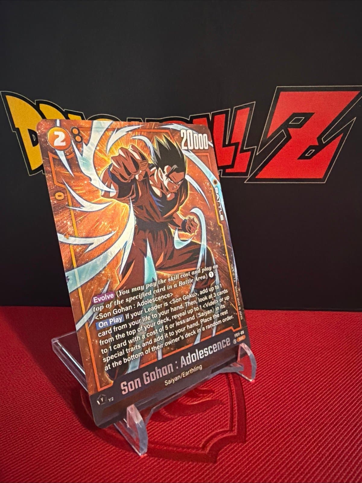 Son Gohan Dragon Ball fusion world FS11-09 SR - Thumbnail 4