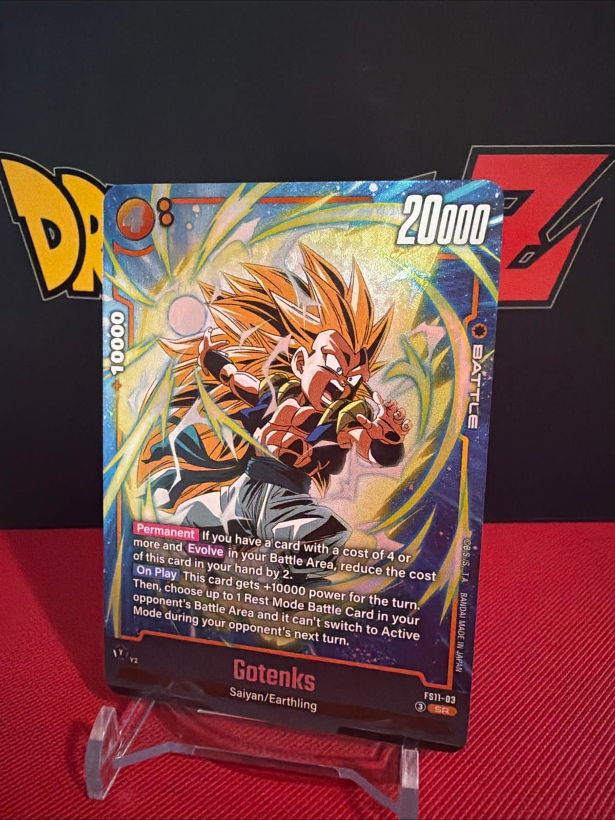 Gotenks dragon ball TCG fusion world fs11-03 SR - Thumbnail 3