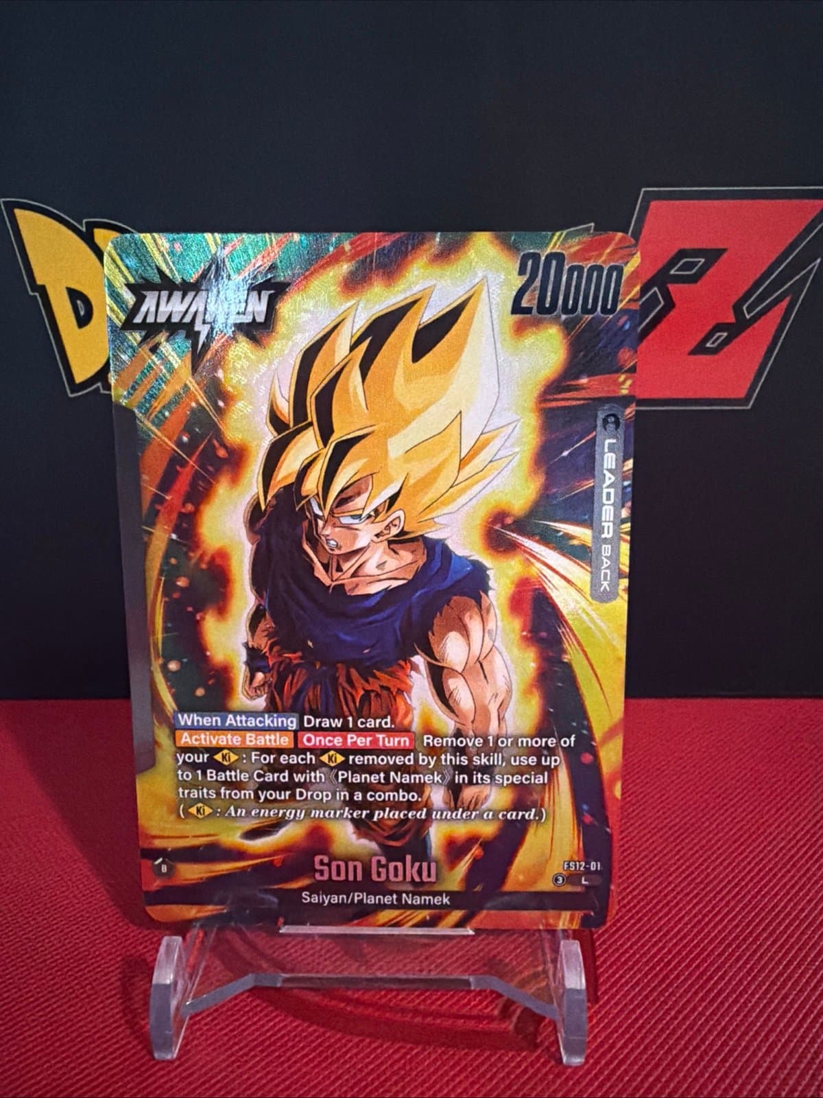 Son goku TCG dragon ball fusion world fs12-01 - Thumbnail 2